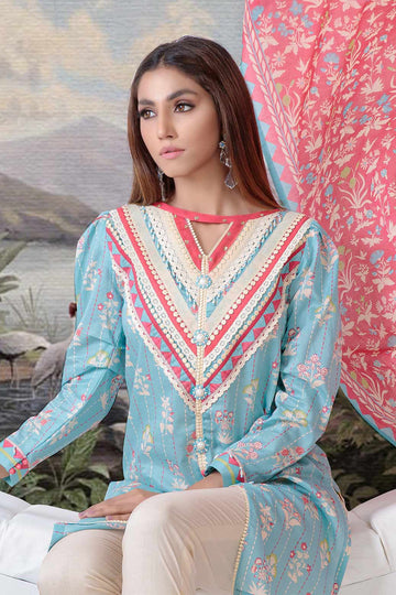 Bonanza Satrangi Rsr223p43 Blue Eid Prints 2022 Online Shopping